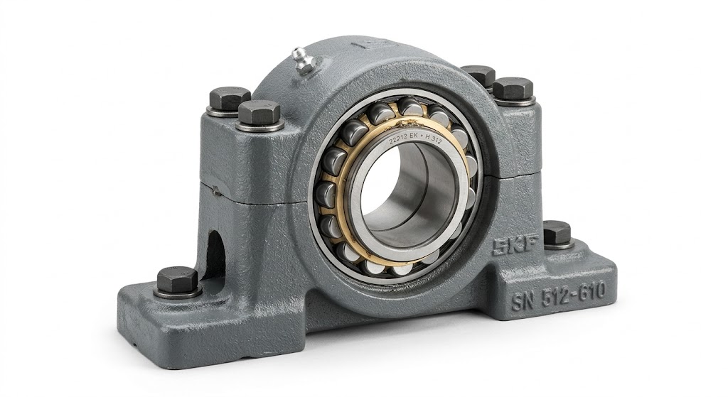 Industrial bearing mount casting for heavy machinery applications