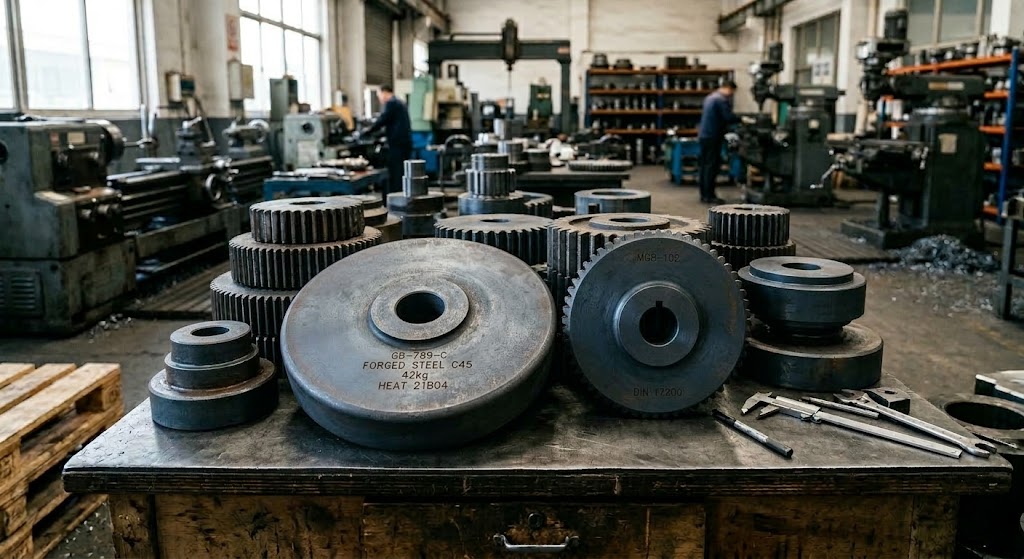 Industrial Gear Blanks Carbon Steel