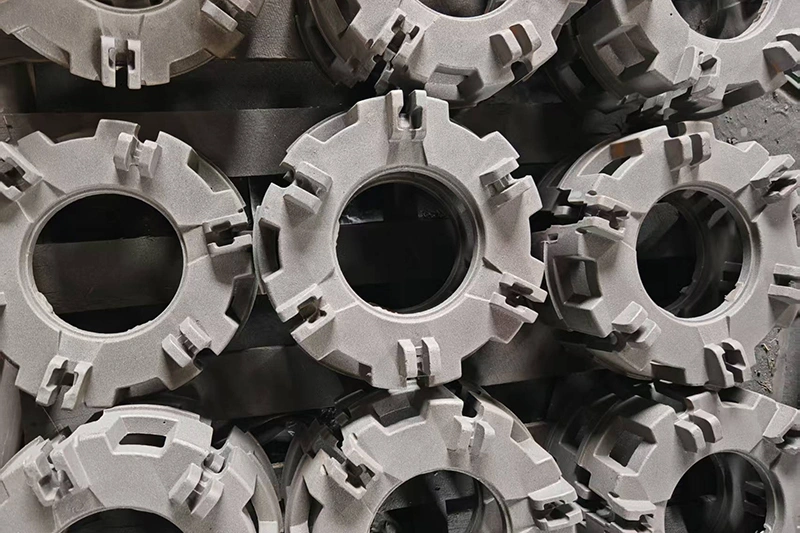 Ductile iron clutch and gearbox housing