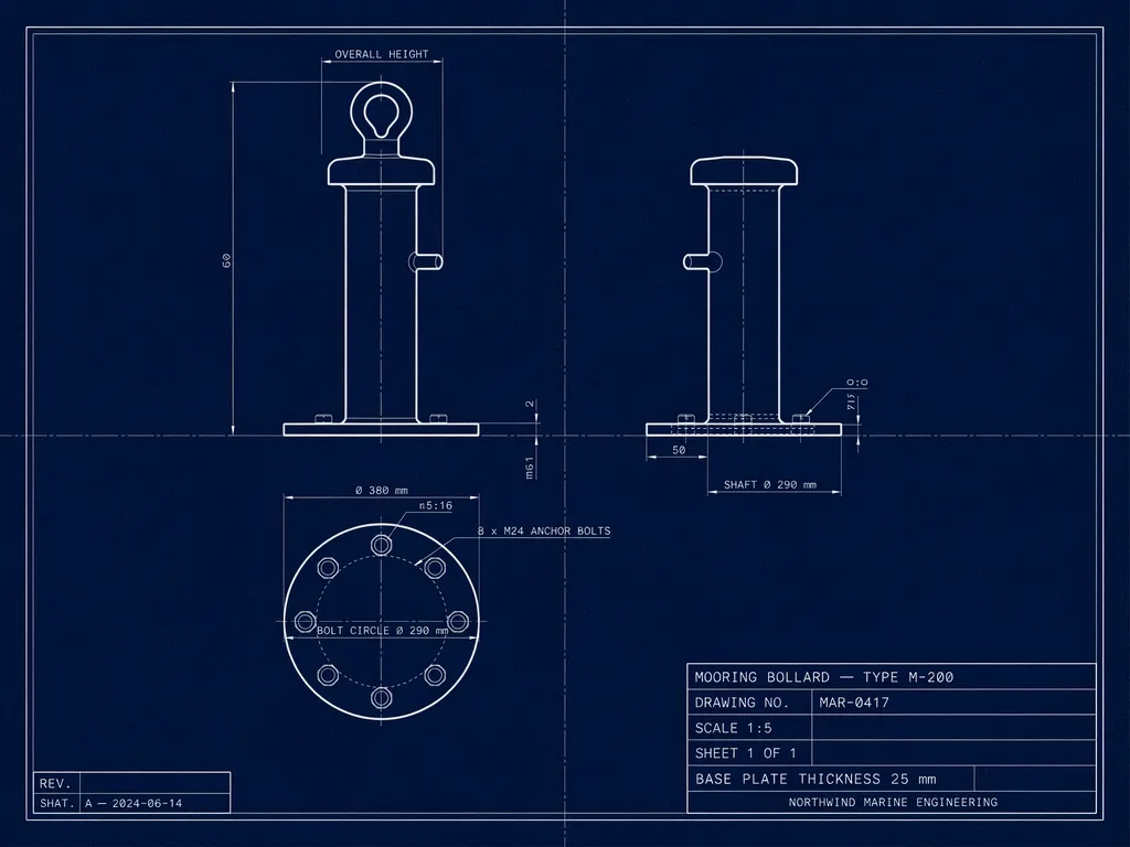 Height & Anchor Bolt Pattern