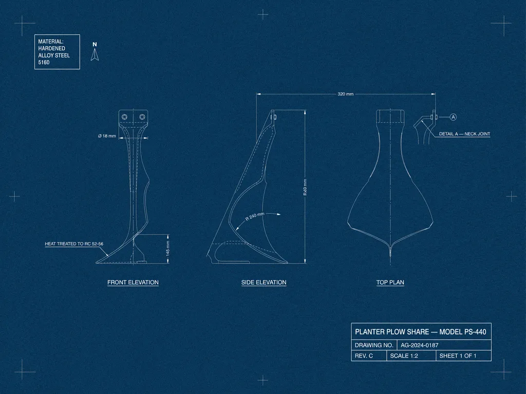 Moldboard Profile & Dimensions