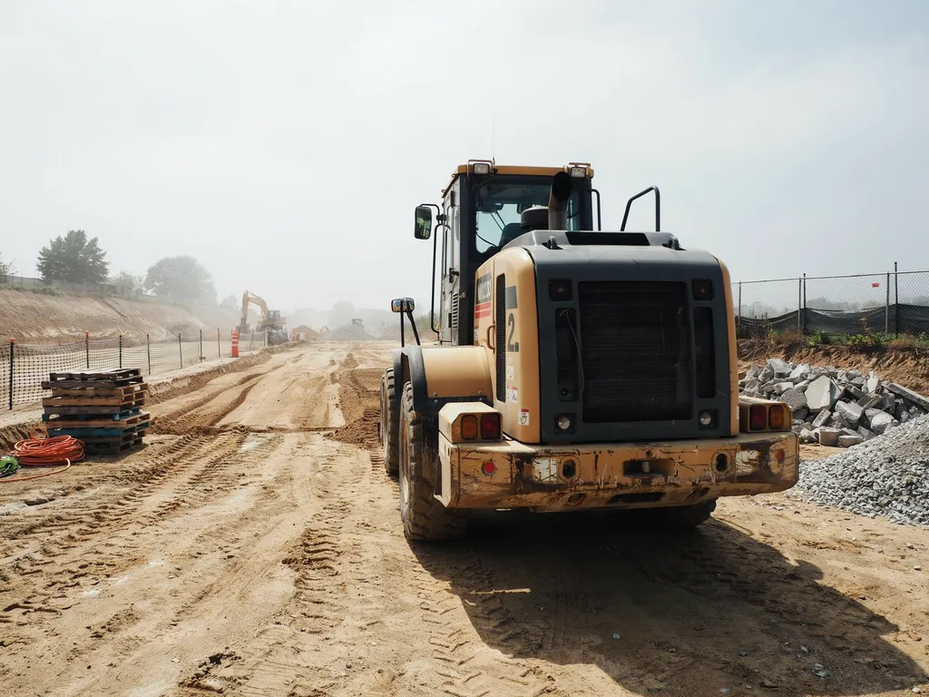 Custom wheel loader counterweight casting